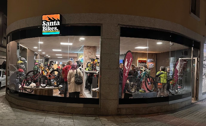 Ubicación Santa Bikes Sarria Lugo