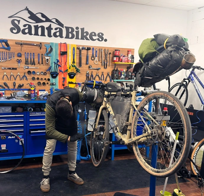 bicicleta peregrino Santa Bikes Sarria