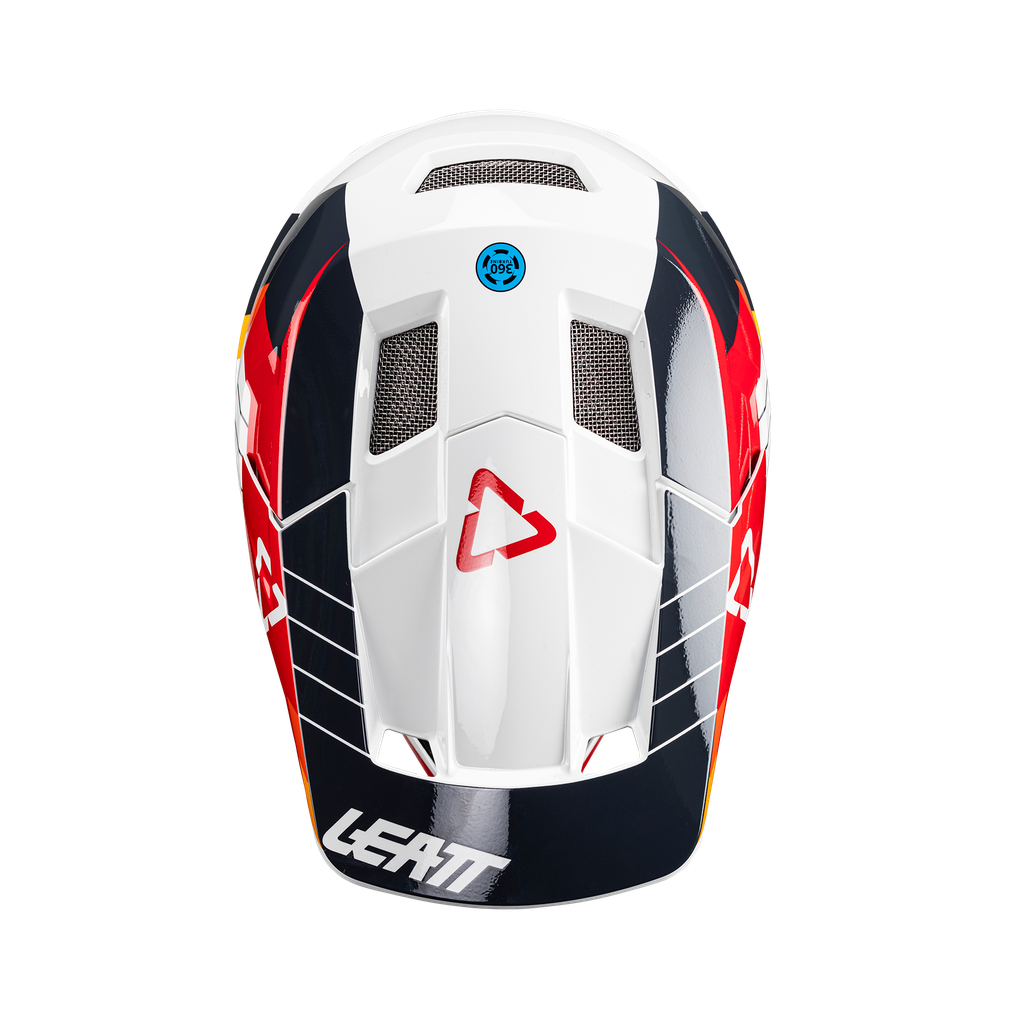 Casco MTB Gravity 2.0 V24 Blanco/Rojo