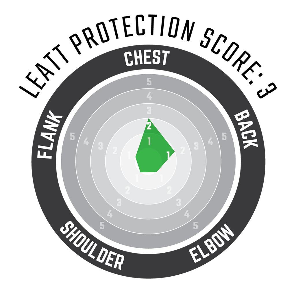 Peto Leatt 2.5 Jr Naranja/Negro #Jr 147-159cm