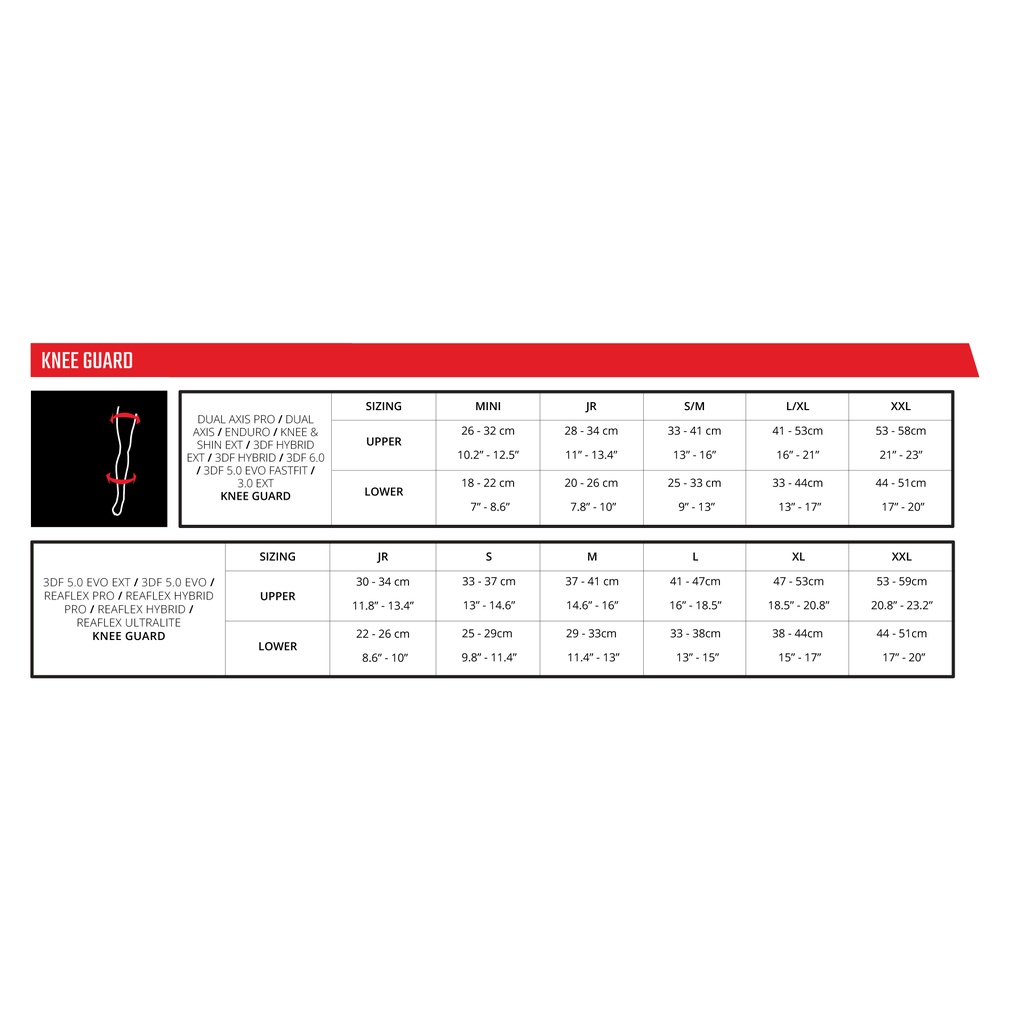 Rodilleras 3DF 6.0 Negro #L/XL
