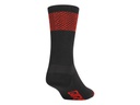  CALCETINES COMP RACER HIGH RISE BLACK /BRIGHT RED