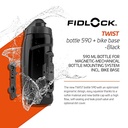 Bidón Fid Lock 590 Negro (INCLUYE TWIST BIKE BASE)