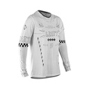 LEATT Camiseta MTB Gravity 3.0 Manga Larga Blanco Cream