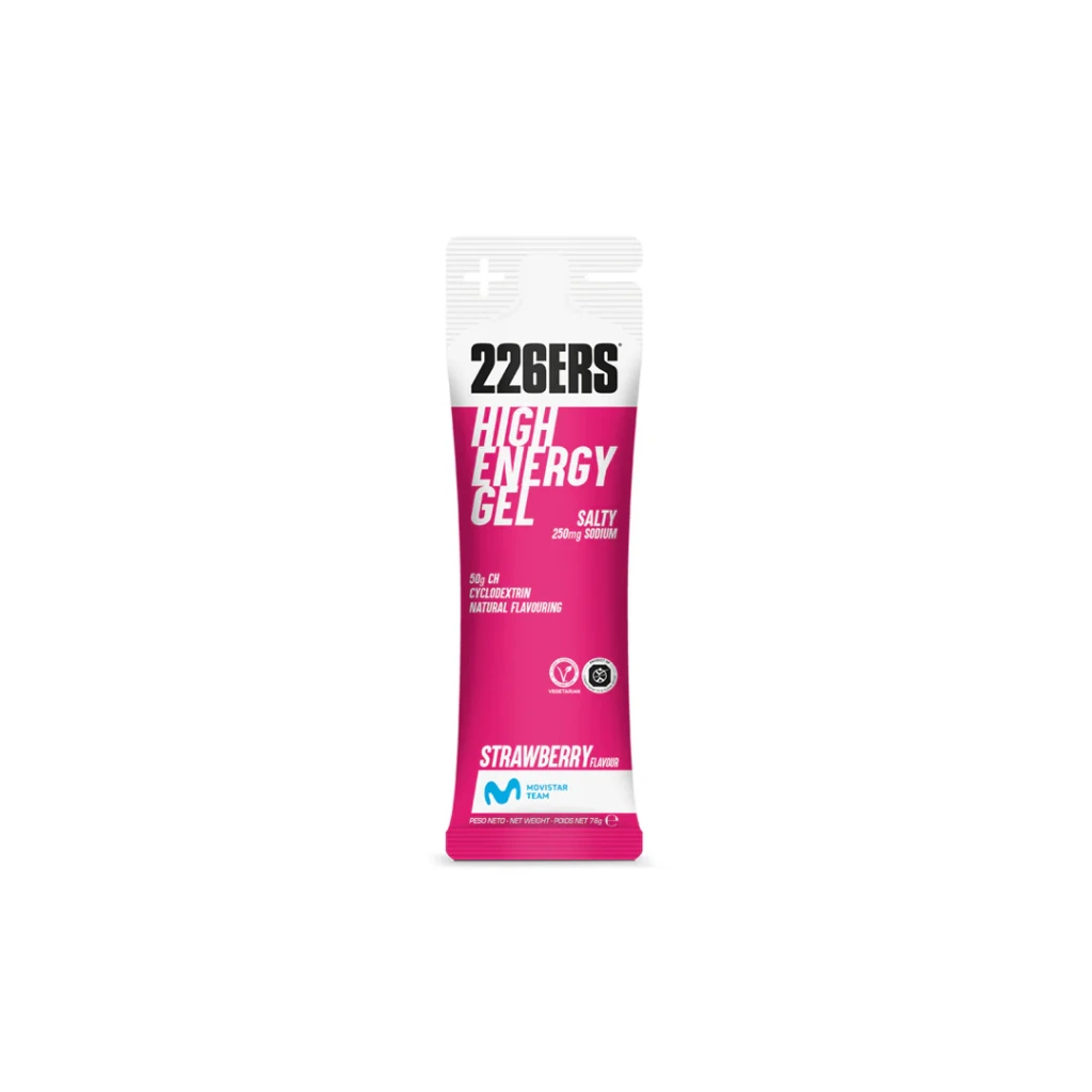226ers HIGH ENERGY GEL 76g (Fresa Salada)