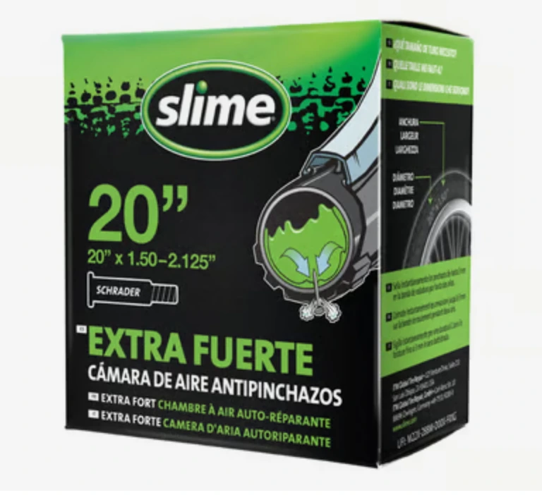 SLIME CAMARA ANTIPINCHAZOS 20" x 1.50-2.125" Schrader Valve