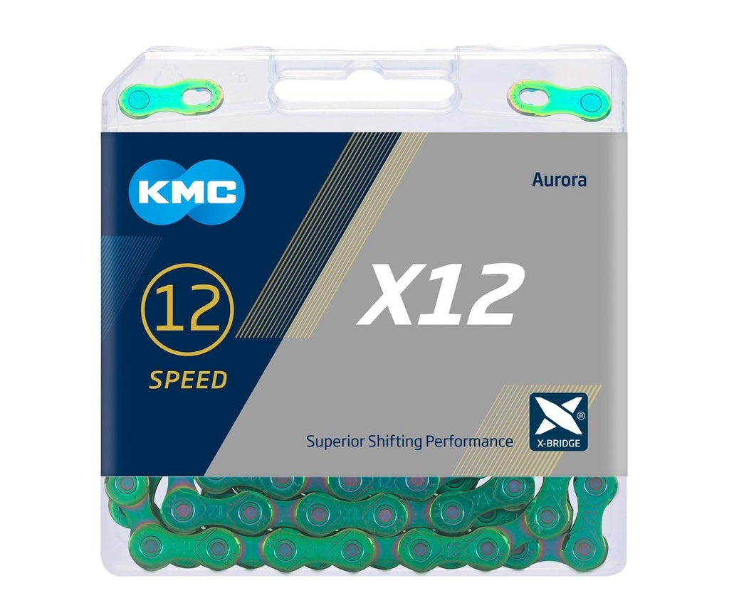 KMC CADENA X12 AURORA VERDE 126P 12V