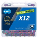 KMC CADENA CERA X12 AURORA AZUL 126P**