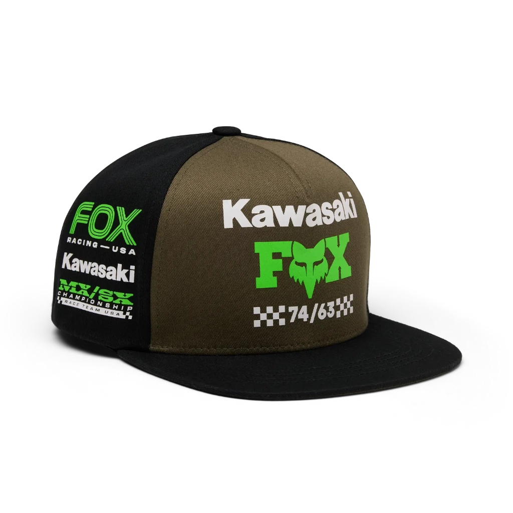 [38296-001-OS] FOX Gorra Snapback Infantil Kawasaki