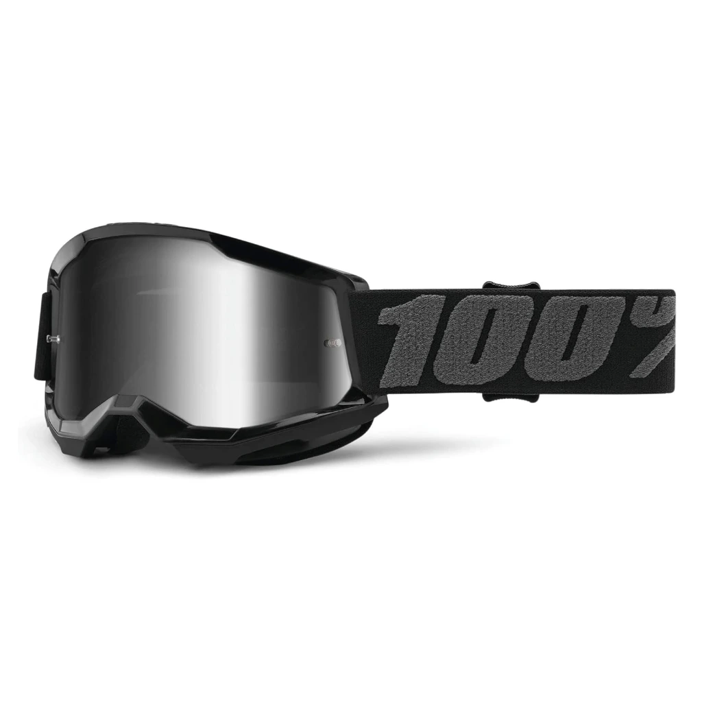   STRATA 2 Youth Goggle Black - Mirror Silver Lens 