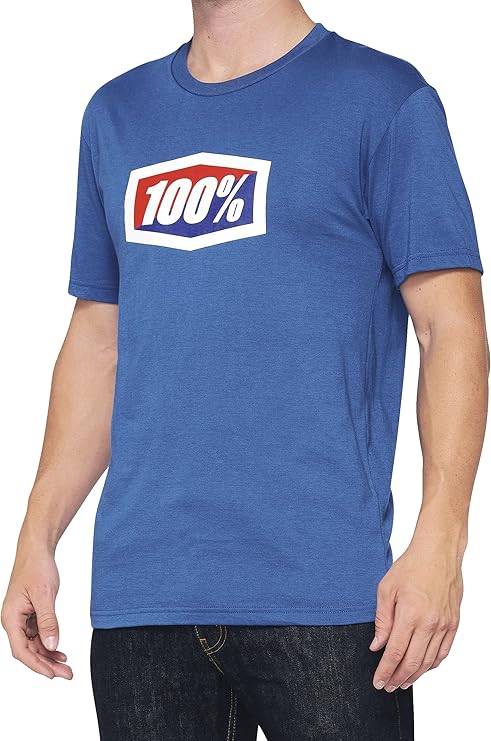 Camiseta 100% OFFICIAL T-Shirt Blue LG