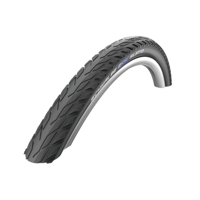 SCHWALBE SILENTO 26x1.75 K-GUARD HS421 RIGIDA NEGRO CON REFLECTANTE 47-559