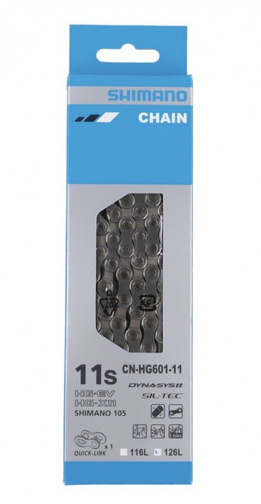 [ICNHG60111126Q] SHIMANO Cadena 11v - CN-HG601 - 126 eslabones +QL