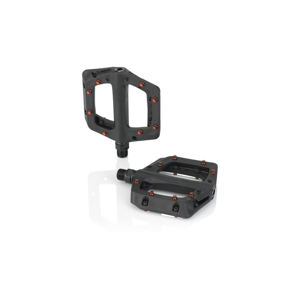 [2501813621] XLC PEDALES PLATAFORMA PD-M23 NEGRO/ROJO