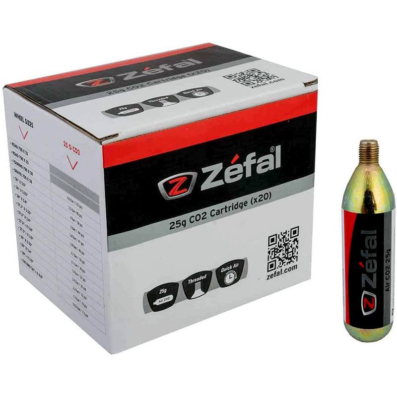 Bombona AIRE ZEFAL CO2 25 g CON ROSCA