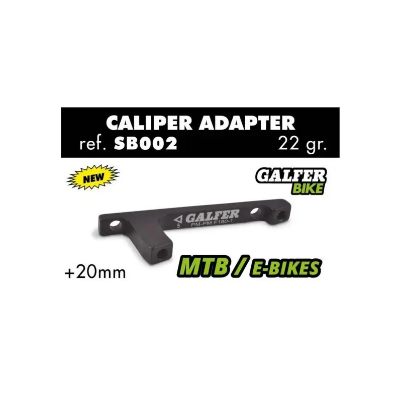 GALFER +40mm CALIPER ADAPTER BIKE RADIAL (POSTMOUNT)