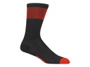  CALCETINES COMP RACER HIGH RISE BLACK /BRIGHT RED