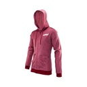 LEATT Sudadera con capucha y cremallera Premium Ruby