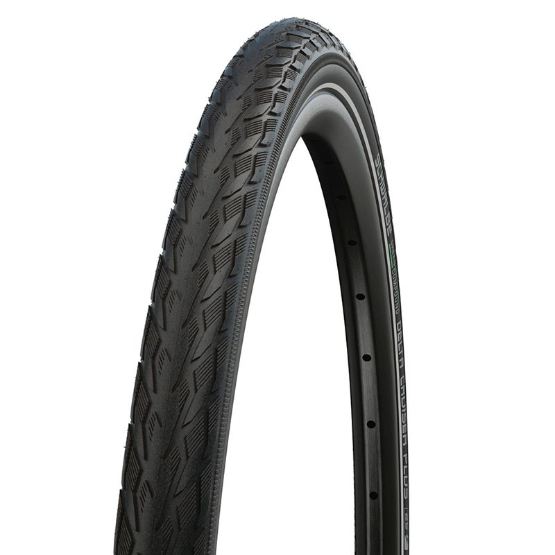 [713216] SCHWALBE DELTA CRUISER PLUS 28x1 1/2 HS431 ACTIVE PUNCTUREG. TWINSKIN RIG. NEGR REFL 40-635