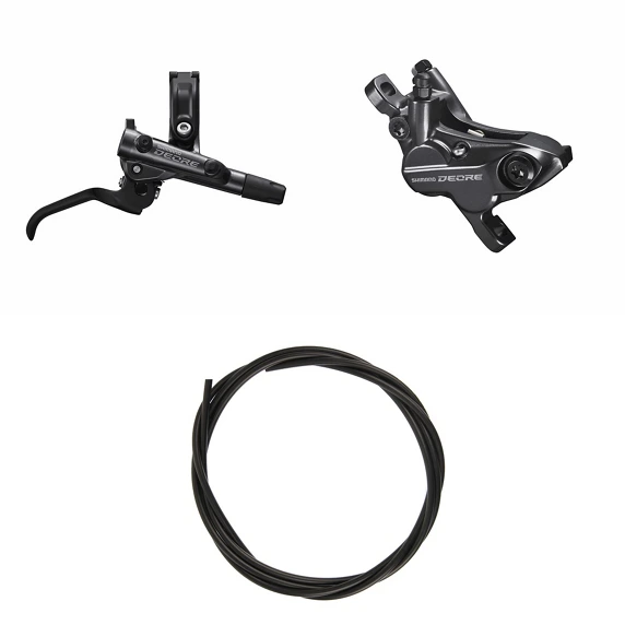 [EM61201JRRXRA170] SHIMANO DEORE Kit Freno Disco Tras. 4 Pist. BL-M6100 + BR-M6120 + Latig.