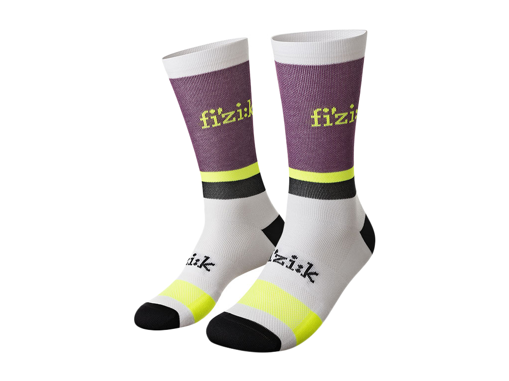 [fzksockste 3820 m] CALCETIN FIZIK TEAM EDITION WHITE/LILAC (M)