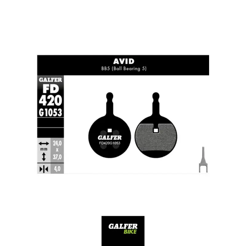 [FD420G1053] GALFER BIKE STANDARD BRAKE PAD AVID BB5 - FD420G - FD420G1053