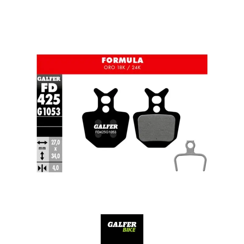 [FD425G1053] GALFER BIKE STANDARD BRAKE PAD FORMULA ORO - FD425G1053