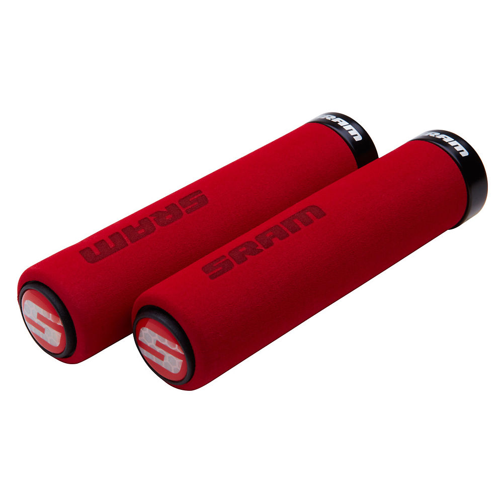 [00.7915.068.030] SRM PUÑO LOCKING GRIP FOAM RED 129MM SING BLK CLMP
