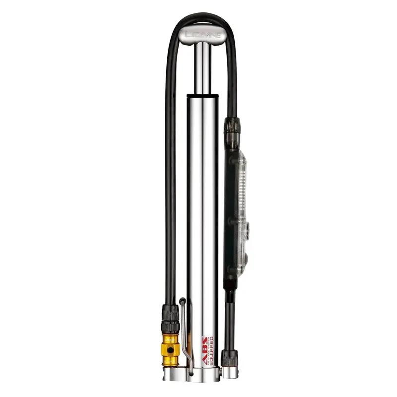 Lezyne MICRO FLOOR DRIVE DIGITAL HPG GLOSS SILVER