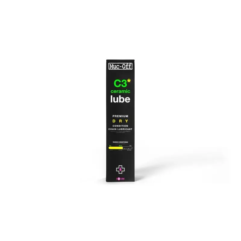 [227037] ACEITE LUBRICANTE MUC-OFF C3 PREMIUM CERAMICO CLIMA SECO 120 ml (C3 CERAMIC LUBE PREMIUM DRY)