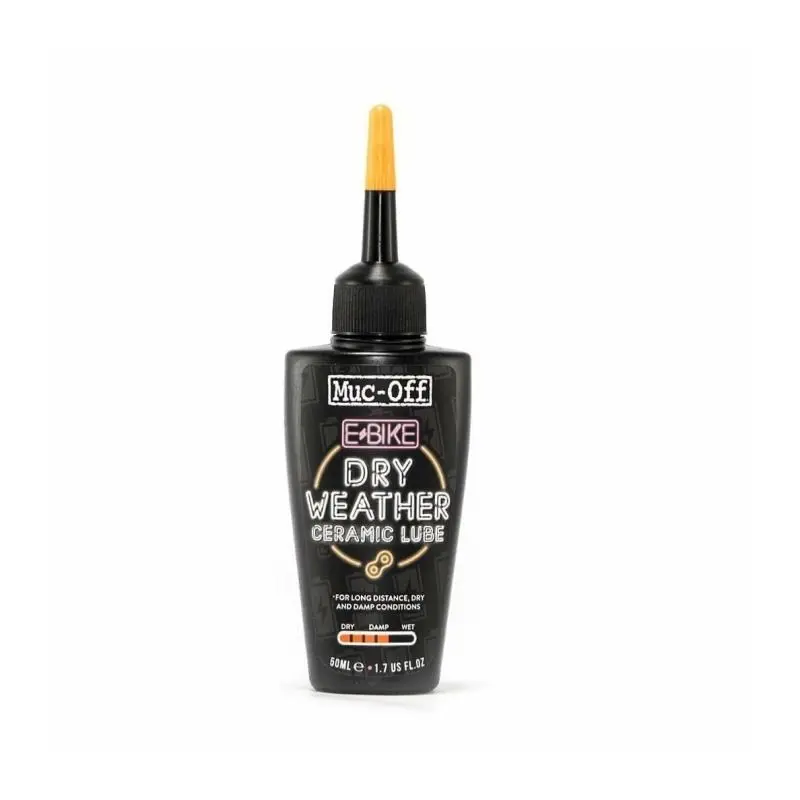 ACEITE LUBRICANTE MUC-OFF E-BIKE CLIMA SECO NITRURO BORO 50 ml (E-BIKE DRY WEATHER CERAMIC LUBE)
