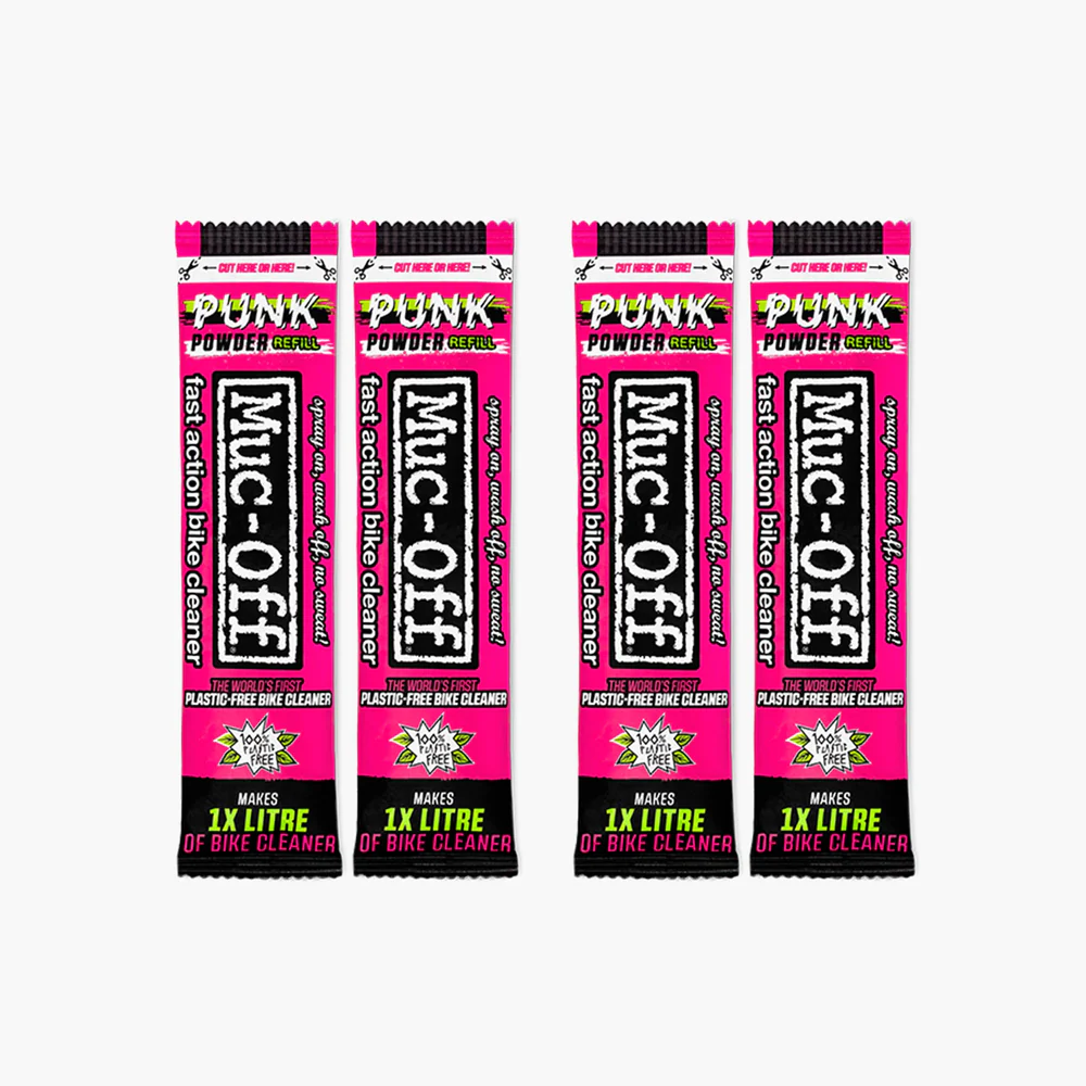 [5037835211832] SET LIMPIADOR BICI MUC-OFF PUNK POWDER (4 UNIDADES)