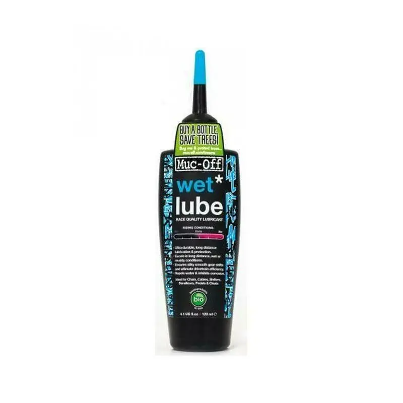 LUBRICANTE CADENA MUC-OFF BIO CLIMA HUMEDO 120 ml (WET LUBE)