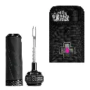 KIT CAPSULA MECHAS REPARACION TUBELESS MUC-OFF ALUMINIO NEGRO (TUBELESS REPAIR CAPSULE)