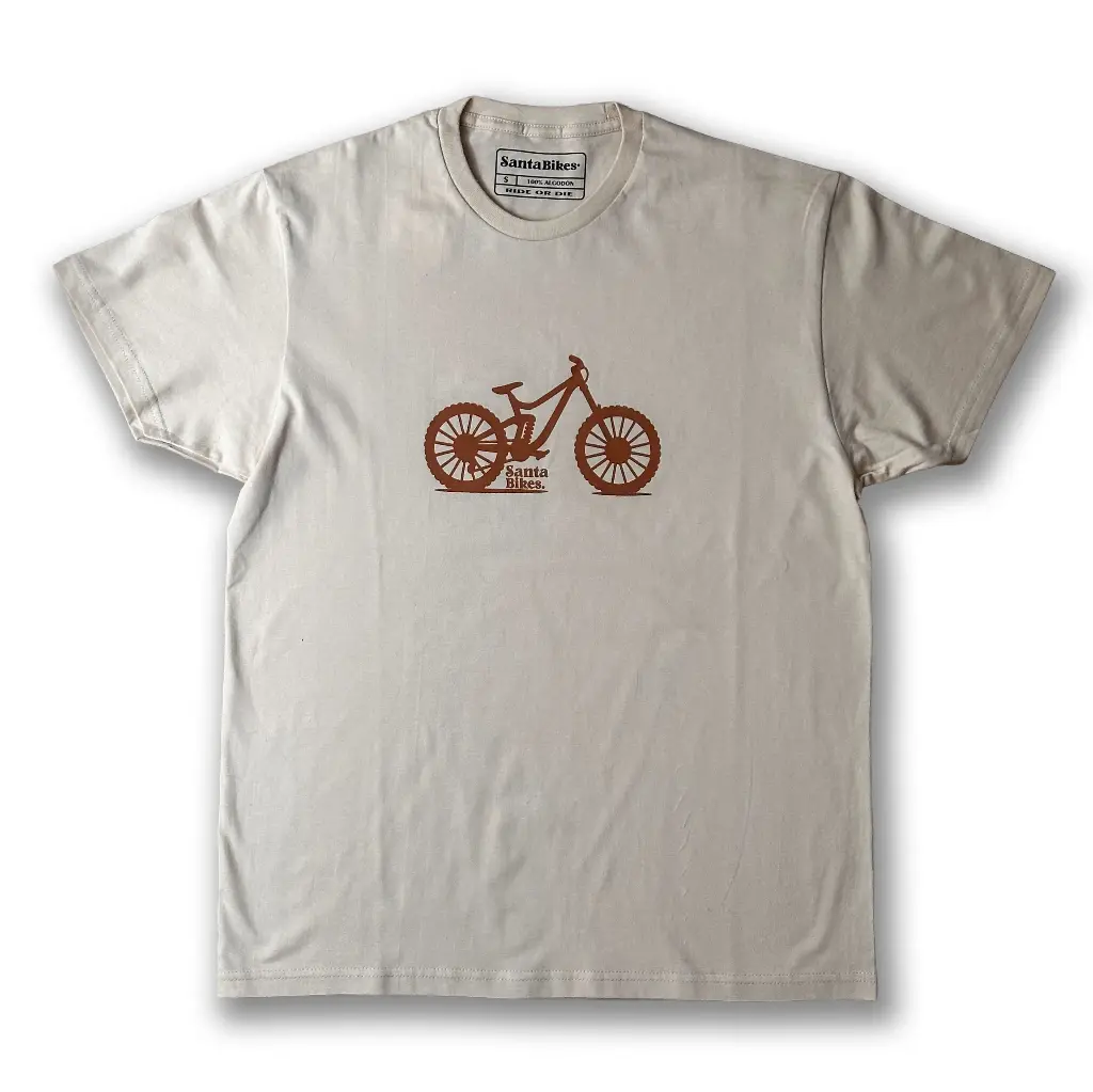 Camiseta Santa Bikes DH Beige