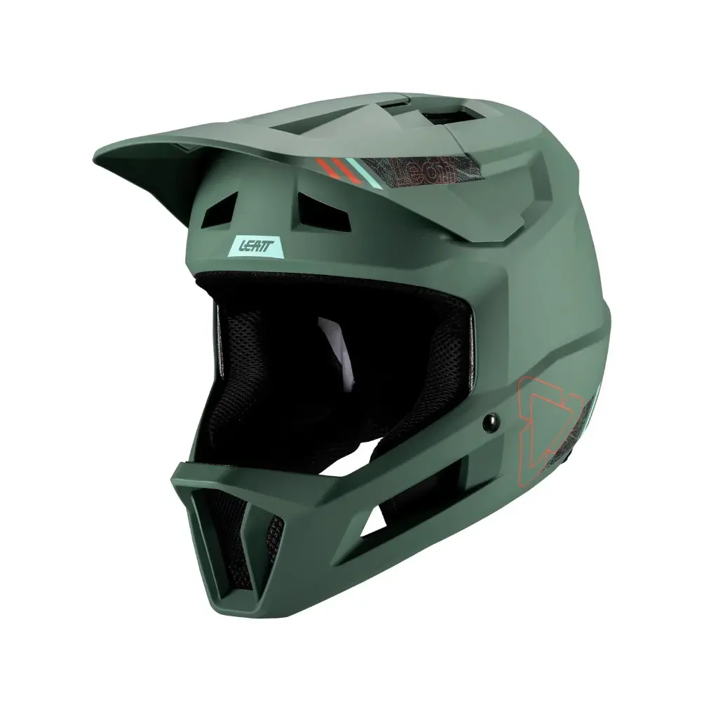 LEATT Casco MTB Gravity 1.0 V26 Turquesa