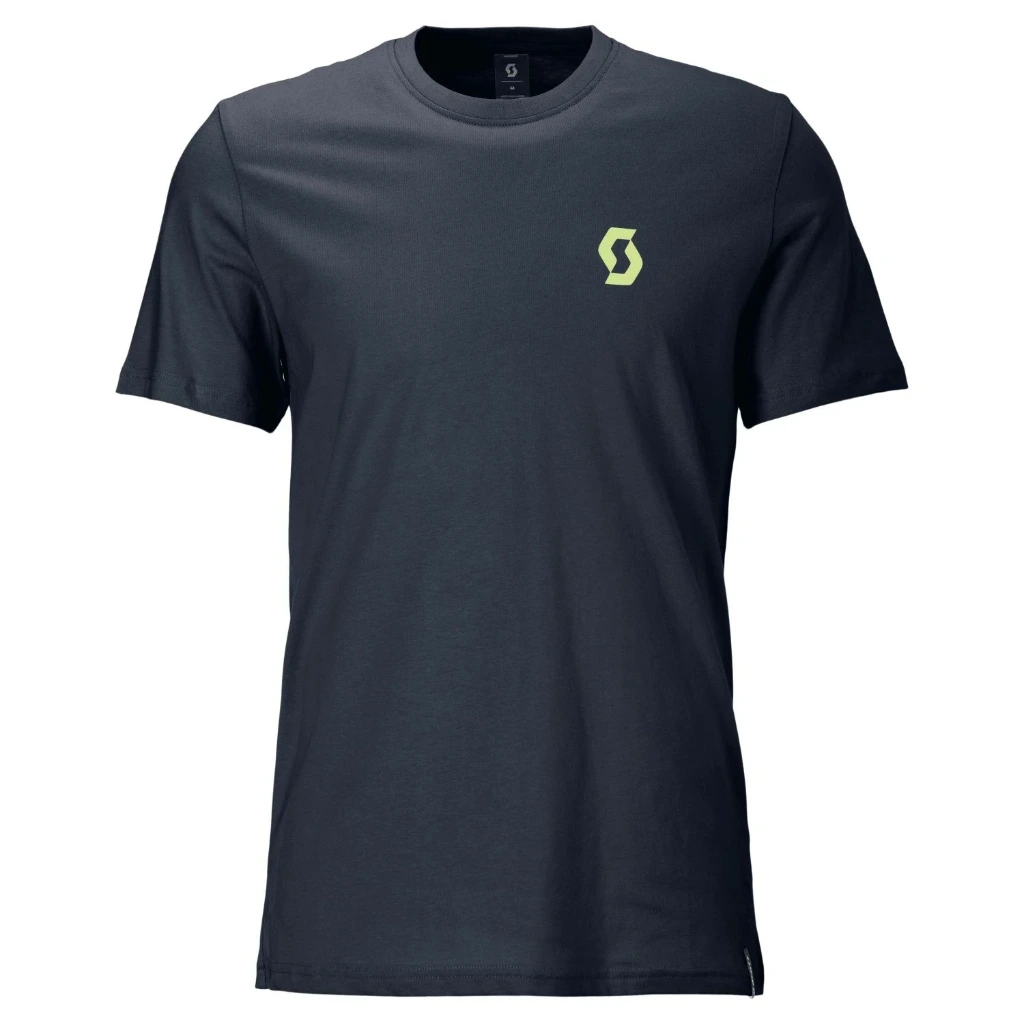 SCOTT Camiseta Ms Backprint Ss Dark Blue