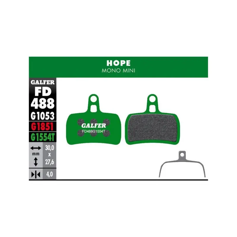 GALFER BIKE PRO BRAKE PAD HOPE MONO MINI