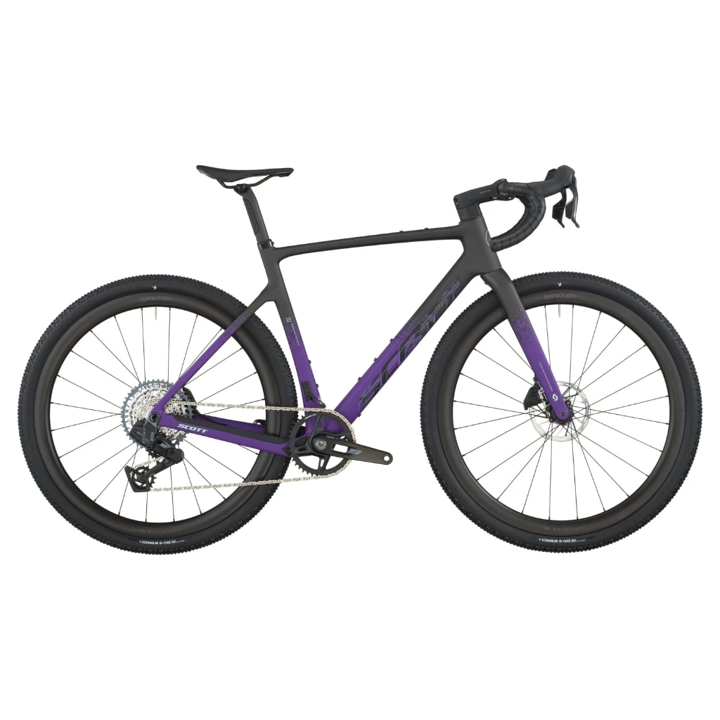 Scott Addict Gravel 20 Carbon Black/indigo Purple (2026)