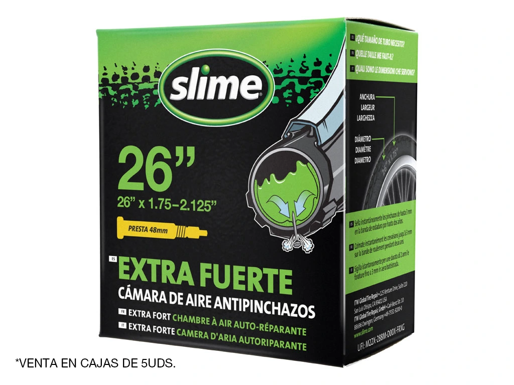 SLIME CAMARA ANTIPINCHAZOS 26" VALVULA FINA